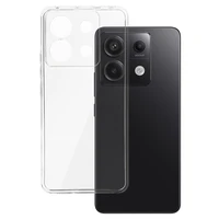 Galinis dėklas 2 mm puikiai tinka XIAOMI REDMI NOTE 13 PRO 5G TRANSPARENT