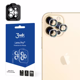 3MK Objektyvo apsauga Pro iPhone 12 Pro Max Kameros objektyvo apsauga su montavimo rėmu 1 vnt.
