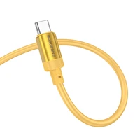 Borofone Kabel BX108 Start (m) - Type C iki Type C - 60W 3A 1 metras auksinis