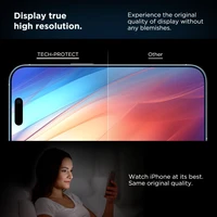 Tech-Protect Quick Set+ 2-jų rinkinys grūdintas stiklas iPhone 17 Pro - juodas