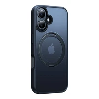 Torras Ostand Pro dėklas telefonui iPhone 16 Plus (Juodas)