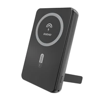 Išorinė baterija Dudao K14S+ 10000mAh 20W USB-A / USB-C / Magnetinis su stovu - juoda