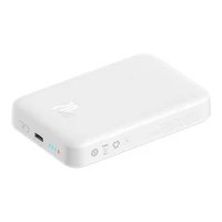 Maitinimo baterija "Baseus Magnetic", 10000 mAh, USB-C 20W, MagSafe (balta)
