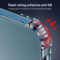 TEL PROTECT Magnetinis silikoninis dėklas Iphone 11 skaidrus