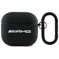 AMG odinis baltas logotipas dėklas AirPods 4 - juodas / baltas