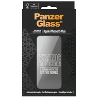 PanzerGlass keraminė apsauga keraminis stiklas iPhone 15 Plus su pozicionieriumi