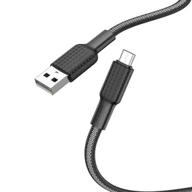 Kabelis USB-A į Micro USB Hoco 2,4A 1 m X69 - juodas/baltas