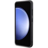 DKNY Odinis raštas metalo logotipas MagSafe dėklas telefonui skirtas Samsung Galaxy S24 - juodas