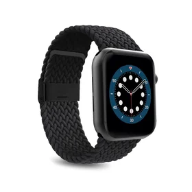 Puro Loop nailoninis dirželis Apple Watch 38/40/41 mm - juodas