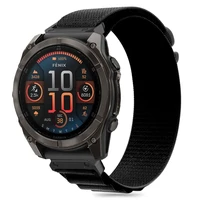 Tech-Protect Nailoninis Pro dirželis Garmin Fenix 5 / 6 / 6 Pro / 7 / 8 (47MM) - juodas