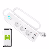 Gosund P1 PLUS išmanusis WiFi ilgintuvas (3x AC schuko, 3x USB-A) Tuya