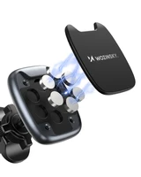 Wozinsky WUMTK magnetinis telefono laikiklis automobilio oro angai - juodas