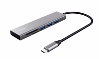 Trust Halyx USB 3.2 Gen 1 (3.1 Gen 1) Type-C 104 Mbit/ai Aliuminis