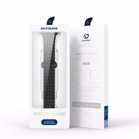 Dux Ducis dirželis (šarvuota versija) Apple Watch Ultra, SE, 9, 8, 7, 6, 5, 4, 3, 2, 1 (49, 45, 44, 42 mm) silikoninė magnetinė apyrankė žalia