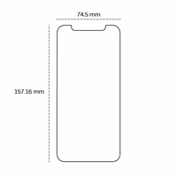 Grūdintas stiklas 2,5D iPhone 13 Pro Max / 14 Plus 6,7"