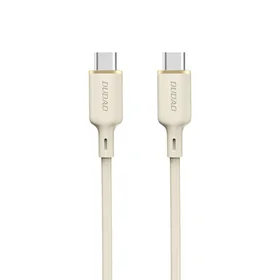 Dudao L7SCC USB-C - USB-C kabelis 100W 2m - smėlio spalvos