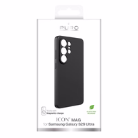 Puro ICON MAG Protective Dėklas for Samsung Galaxy S26 Ultra Silikoninis suderinamas su MagSafe - juodas