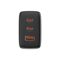 Sieninis įkroviklis "Baseus OS-Cube Pro" 2xUSB-C + USB, 65W (juodas)