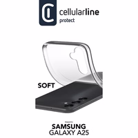 Cellularline Soft - dėklas Samsung Galaxy A25 5G (skaidrus)