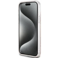 Guess IML GCube Magnetinis dėklas telefonui iPhone 15 Plus / 14 Plus - ruda