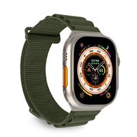 Puro Extreme nailoninis dirželis Apple Watch 42/44/45/49 mm - tamsiai žalias