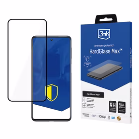 Sustiprintas juodas 3mk HardGlass Max grūdintas stiklas Samsung Galaxy M53 5G telefonui