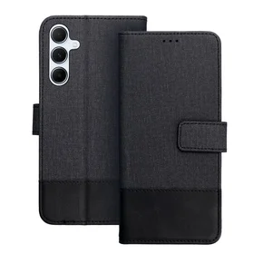 GOMMA knygos tipo dėklas skirtas SAMSUNG A55 5G juodas