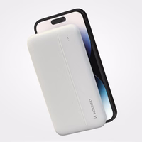 Išorinė baterija Wozinsky Li-Po 10000mAh 2x USB balta (WPBWE1)