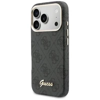 GUESS case for IPHONE 17 Pro Max compatible with MagSafe GUHMP17X5P4FWMSK (PU FW 4G Script) black