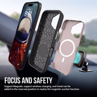 Dėklas Perfectionists Triangle Mag Case Apple iPhone 11 rožinio aukso