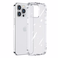 Joyroom Defender serijos dėklas iPhone 14 Pro Max šarvuotas kablio dėklas su stovu skaidrus (JR-14H4)