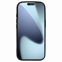 Akrilinis spalvotas magnetinis dėklas telefonui Iphone 17 Pro Max juodas