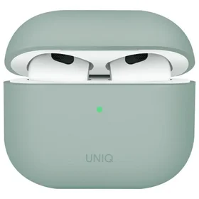Uniq Lino silikoninis dėklas AirPods 4 - žalias
