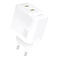 Dudao A28PEU PD 45W GaN 2xUSB Wall Įkroviklis - Baltas