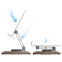 Dudao F17M 360° metalinis telefono stovas – pilkas