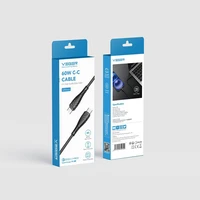 VEGER kabelis Type į Type C PD 3A 60W V106 1,2 m juodas