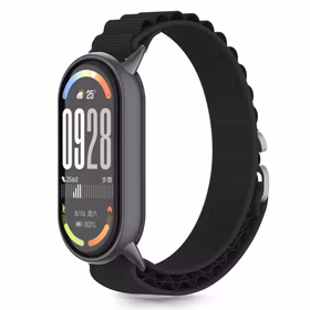 TECH-PROTECT NYLON PRO XIAOMI SMART BAND 8 / 9 / 10 / NFC JUODAS