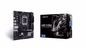 Biostar H610MHC 2.0 pagrindinė plokštė Intel H610 LGA 1700 „micro ATX“