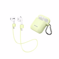 USAMS Apsauginis dėklas do AirPods silikoninis fluorescencinis BH423AP05 (US-BH423)