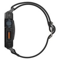 Spigen Lite Fit Pro dėklas laikrodžiui Apple Watch 4/5/6/7/8/9/SE (44/45 mm) - matinis juodas