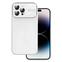 Minkštas silikoninis dėklas objektyvui Iphone 14 Pro Max balta