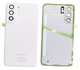 Galinis dangtelis Samsung G990 S21 FE 5G White originalus (used Grade C)