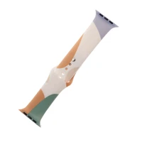 Silikoninis dirželis Moro laikrodžio apyrankė Apple Watch 42 / 44 / 45 / 49 mm - Raštas 5