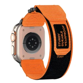 Nailoninė kilpa Apple Watch 38/40/41 dizainas 4 oranžinė