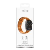 Puro Icon silikoninis dirželis Apple Watch 44 / 45 / 46 / 49 mm – oranžinis