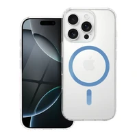 Drop Glue spalvotas žiedinis magnetinis dėklas, kompatibilus su MagSafe, skirtas iPhone 13 mini, šviesiai mėlynas