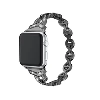 Laikrodžio apyrankės kilpa (f) Apple Watch 42/44/45 dizainas 3 - juoda (f)