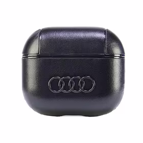 Audi odinis dėklas su dideliu logotipu AirPods 3 - juodas