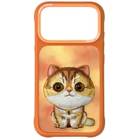 Nimmy Big Eyed Pet 2.0 Cat deklas iPhone 17 Pro - oranzinis