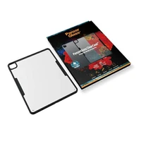 PanzerGlass ClearCase antibakterinis dėklas iPad Pro 12.9" 2018 / 2020 / 2021 - permatomas ir juodas